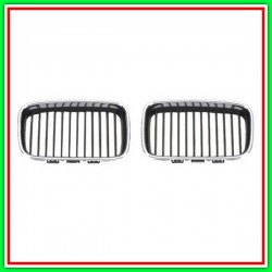 Black Left Radiator Grille With Chrome Frame Mod Up Aug 1996 BMW Series 3-E36-(Year 1990-1998)