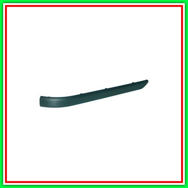 Modanatura Destra Nera Goffrata-Paraurti Posteriore Bmw Serie 3-E46-(Anno 2001-2005)