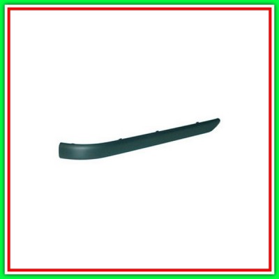 Modanatura Destra Nera Goffrata-Paraurti Posteriore Bmw Serie 3-E46-(Anno 2001-2005)