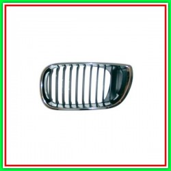 Griglia Radiatore Sinistra-Cromata-Nera Bmw Serie 3-E46-(Anno 2001-2005)
