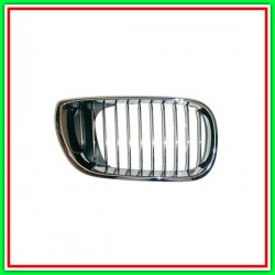 Chrome-Chrome-Black Right Radiator Grid BMW Series 3-E46-(Year 2001-2005)