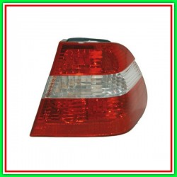 Fanale Posteriore Destro Esterno Senza Porta Lampada-Bianco-Rosso Mod 4 Porte Bmw Serie 3-E46-(Anno 2001-2005)