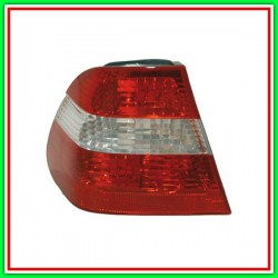 Fanale Posteriore Sinistro Esterno Senza Porta Lampada Bianco-Rosso Mod 4 Porte Bmw Serie 3-E46-(Anno 2001-2005)