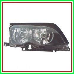 Proiettore Destro H7-H7 Elettrico Con Motore-Nero Bmw Serie 3-E46-(Anno 2001-2005)