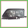 Proiettore Sinistro H7-H7 Elettrico Con Motore-Nero Bmw Serie 3-E46-(Anno 2001-2005)
