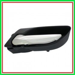 Maniglia Interna Anteriore Sinistra Con Leva Cromata-Mostrina Nera Bmw Serie 3-E46-(Anno 2001-2005)