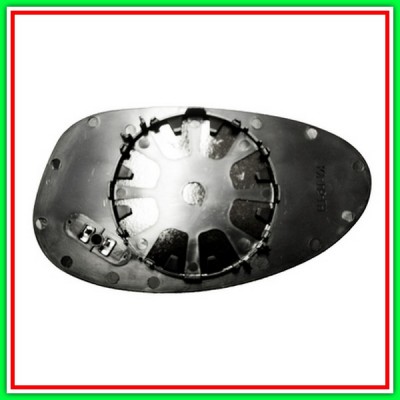 Piastra Specchio Destra Convessa-Termica Cromata Bmw Serie 3-E90E91-(Anno 2005-2009)