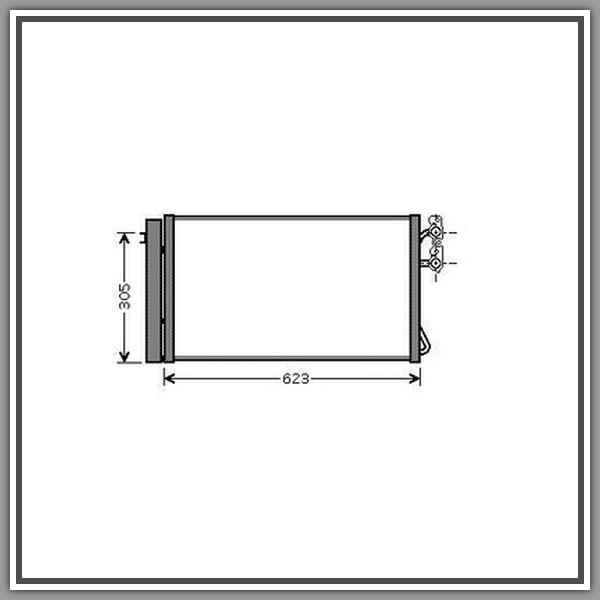 Condensatore Bmw Serie 3-E90E91-(Anno 2005-2009)