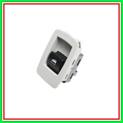 Interruttore Alzacristallo Grigio-Porta Posteriore Destra-Sinistra-3 Pins Bmw Serie 3-E90E91-(Anno 2005-2009)