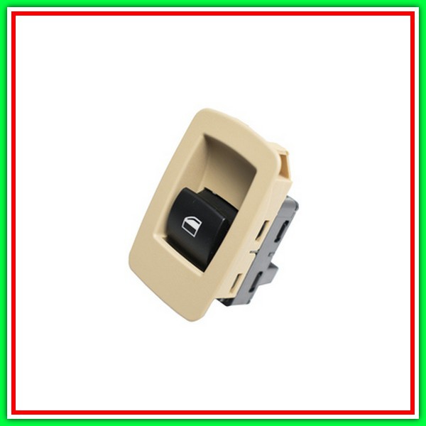 Interruttore Alzacristallo Beige-Porta Posteriore Destra-Sinistra-3 Pins Bmw Serie 3-E90E91-(Anno 2005-2009)