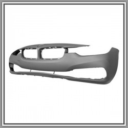 Paraurti Anteriore Con Primer-Con Tappo Coprigancio-Con Tracce Pdc, Park Assist E Lavafari-Mod Sportline