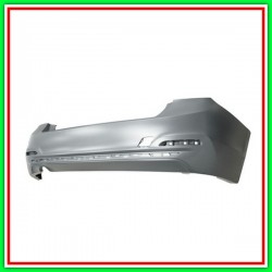 Paraurti Rear-Primer-Plug Hook Cover-Molding Holes-Tracks Pdc-Exhaust Single Left Mod 4 Doors
