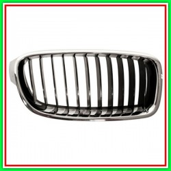 Radiator Grille Right Chrome-Chrome-Black-Mod Basis BMW Series 3-F30F31 Lci-(Year 2015-2018)