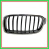 Griglia Radiatore Sinistra-Cromata-Nera-Mod Sport Line Bmw Serie 3-F30F31 Lci-(Anno 2015-2018)