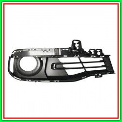 Griglia Destra Paraurti Goffrata Nera Parzialmente Aperta-Con Sede Fendinebbia Mod Luxury Bmw Serie 3-F30F31 Lci-(2015-2018)