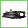 Griglia Sinistra Paraurti Goffrata Nera Chiusa-Con Sede Fendinebbia Mod Luxury Bmw Serie 3-F30F31 Lci-(Anno 2015-2018)