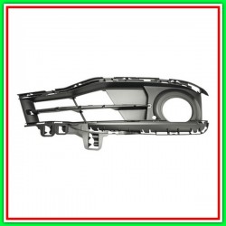 Griglia Destra Paraurti Nera-Con Sede Fendi-Aperta Mod Sportline Bmw Serie 3-F30F31 Lci-(Anno 2015-2018)