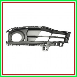 Griglia Sinistra Paraurti Nera-Con Sede Fendi-Aperta Mod Sportline Bmw Serie 3-F30F31 Lci-(Anno 2015-2018)