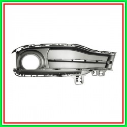 Griglia Sinistra Paraurti Nera Chiusa-Con Sede Fendi Mod Sportline Bmw Serie 3-F30F31 Lci-(Anno 2015-2018)
