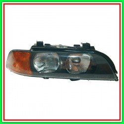 Right Projector H7-Hb3 Electric With Motor-With Orange Head BMW Series 5-E39-(Year 1995-2000)