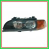 Left Projector H7-Hb3 Electric With Motor-With Orange Head BMW Series 5-E39-(Year 1995-2000)