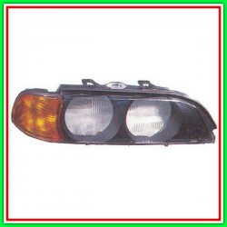 Right Light Glass With Orange Headlight BMW Series 5-E39-(Year 1995-2000)
