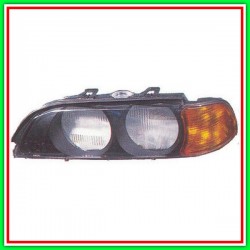 Left Light Glass With Orange Headlight BMW Series 5-E39-(Year 1995-2000)