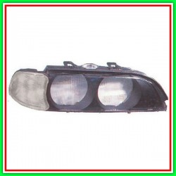 Right Light Glass With White Headlight BMW Series 5-E39-(Year 1995-2000)