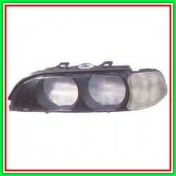 Left Light Glass With White Headlight BMW Series 5-E39-(Year 1995-2000)
