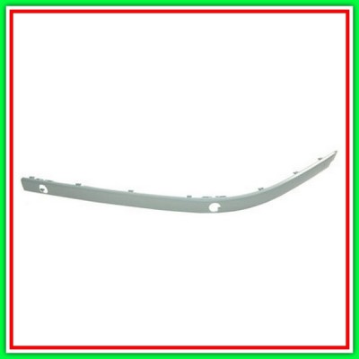 Modanatura Destra-Con Fori Pdc-Paraurti Anteriore Mod Fino Ago 2001 Bmw Serie 5-E39-(Anno 2000-2003)