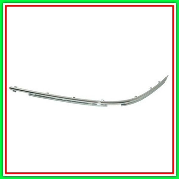 Modanatura Destra Cromata-Paraurti Anteriore Mod 09-01 In Poi Bmw Serie 5-E39-(Anno 2000-2003)