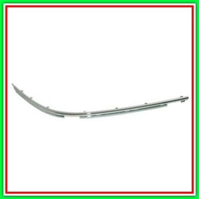 Molding Left Chrome-PARAURTI Front Mod 09-01 Onwards BMW Series 5-E39-(Year 2000-2003)