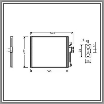 Condensatore Bmw Serie 5-E39-(Anno 2000-2003)
