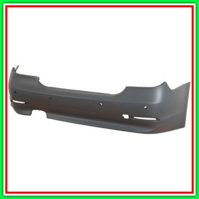 Paraurti Posteriore-Con Primer-Con Fori Pdc-Supporti Bmw Serie 5-E60E61-(Anno 2003-2007)