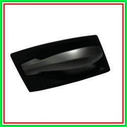 Right Front-Rear Inner Handle With Silver-Dark-Black Mostrina Lever BMW Series 5-E60E61-(Year 2003-2007)