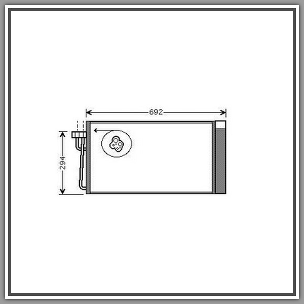 Condensatore Bmw Serie 5-E60E61-(Anno 2003-2007)