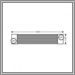 Intercooler Bmw Serie 5-E60E61-(Anno 2003-2007)