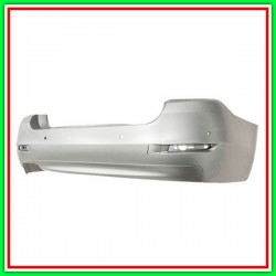 Paraurti Rear With Primer-With Plug Hook With Holes Pdc-Supports-With Double Exhaust Left Mod 4 Doors