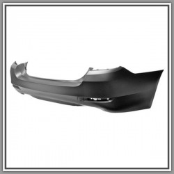 Paraurti Rear With Primer-With Hook Cap With Tracks Pdc-With Double Exhaust Right and Left Mod 4 Doors