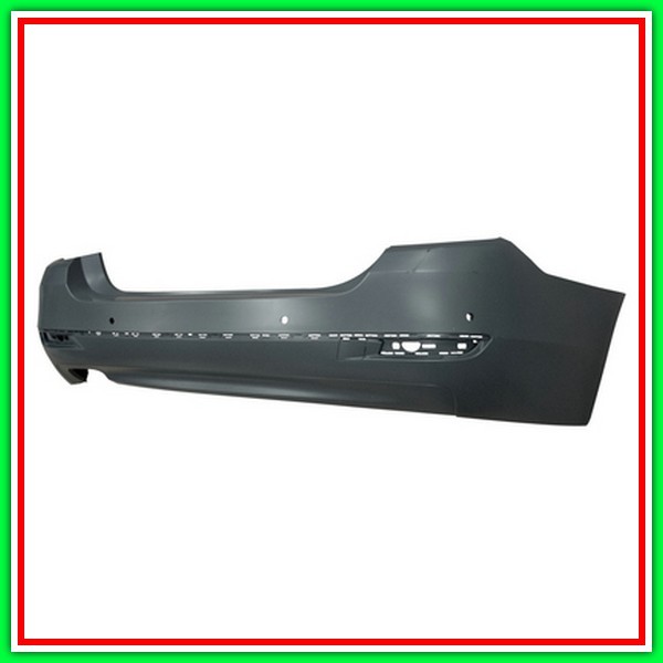 Paraurti Rear With Primer-Cap Hook-Holes Molding-Holes Pdc-Mounts-Exhaust Double Left Mod 4 Doors-Modern Line