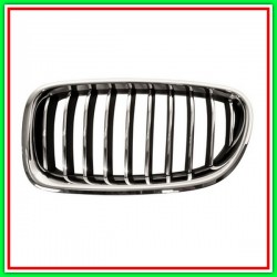 Chrome-Chrome-Black Radiator Grille - Mod Luxury Line - Basis BMW Series 5-Ff11 Lci-(Year 2013-2016)