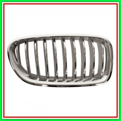 Radiator Grille Right-Chrome-Chrome-Titanium - Mod Modern Line BMW Series 5-Ff11 Lci-(Year 2013-2016)