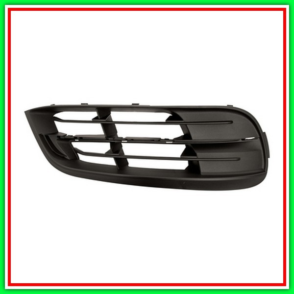 Grid Right Paraurti Black-Without Seat Fendi-With Molding Holes BMW Series 5-Ff11 Lci-(Year 2013-2016)