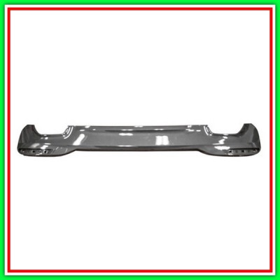 Spoiler Paraurti Posteriore Grigio Scuro Lucido Con Scarico A Destra E A Sinistra-Con Tappo Gancio Mod M-Tech