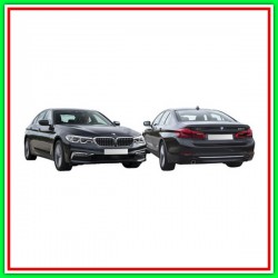 Spoiler Paraurti Posteriore Grigio Scuro Lucido Con Scarico A Destra E A Sinistra-Con Tappo Gancio Mod M-Tech