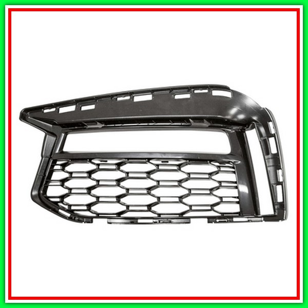 Griglia Sinistra Paraurti Nera-Aperta Bmw Serie 5-G30G31F90 M-Tech-(Anno 012017 In Poi)