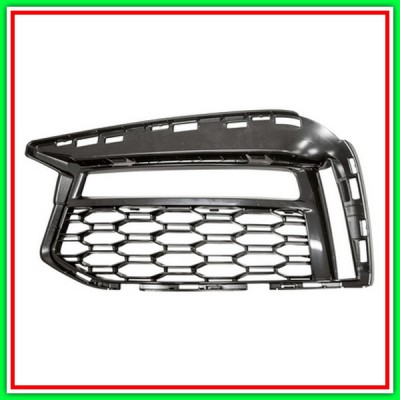 Griglia Sinistra Paraurti Nera-Aperta Bmw Serie 5-G30G31F90 M-Tech-(Anno 012017 In Poi)