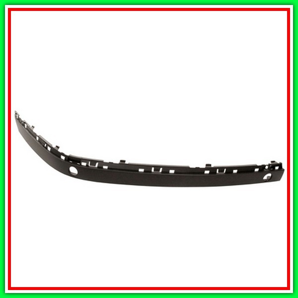 Modanatura Destra-Con Fori Profilo Cromato-Paraurti Anteriore Bmw Serie 7-E65-(Anno 2003-2005)