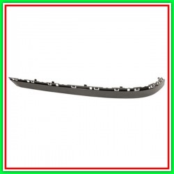 Molding Left-With Holes Chrome Profile-PARAURTI Rear BMW Series 7-E65-(Year 2003-2005)
