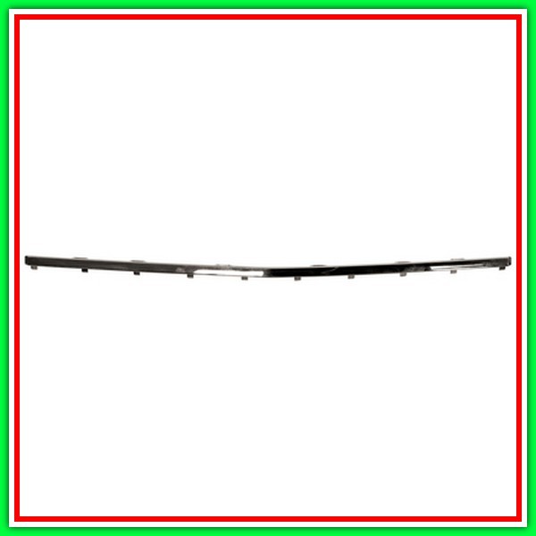 Modanatura Centrale Cromata-Paraurti Anteriore Bmw Serie 7-E66-(Anno 2006-2008)